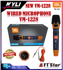 [KYLI] VM-1228 DYANMIC WIRED MICROPHONE/LEGENDARY VOCAL MICROPHONE/PROFESSIONAL CONDENSER MICROPHONE.