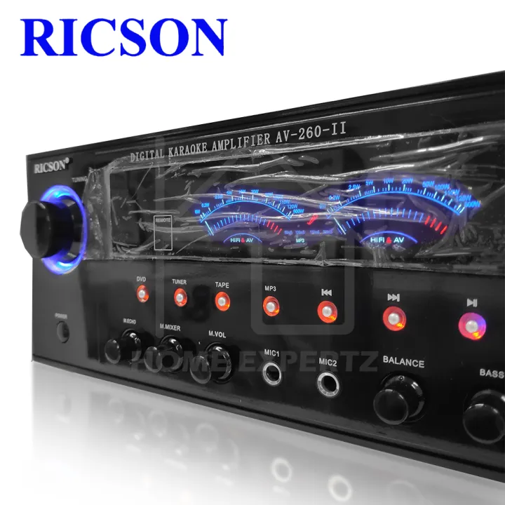 RICSON%20KARAOKE%20AMPLIFIER%20WITH%20FM/%20BLUETOOTH%20/%20USB%20PLAYBACK%20(AV-260%20II)%20-%20Image%206