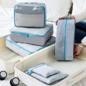 【NEW A 】7/6 Pieces Set Travel Organizer Storage Bags Suitcase Portable Luggage Organizer Clothes Shoe Tidy Pouch Packing Storage Cases