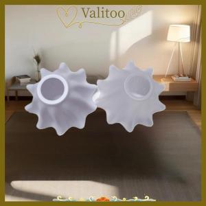 [Valitoo] โคมไฟระย้าติดผนังแบบทำมือ1ชิ้นสำหรับร้านอาหารหรือร้านอาหารโคมไฟแขวนทำจากพลาสติก E27ระฆังกล้วยไม้อะไหล่โต๊ะ