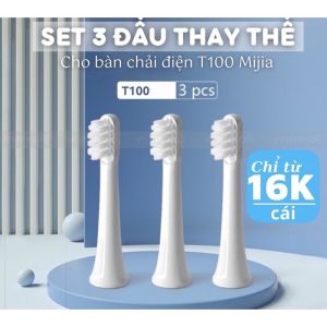 COMBO 6 đầu bàn chải đánh răng điện cho T100 không thấm nước _Phụ Kiện HOMI