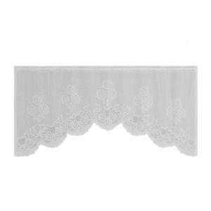 Privacy Sheer Curtain for Kitchen Window Soft Diffusions Control Machine Washable Lace Home Accent