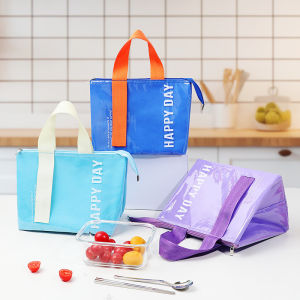 Insulated Lunch Bag Large Capacity Waterproof Thermal Bento Bag Handbag for Worker Student Picnic Office