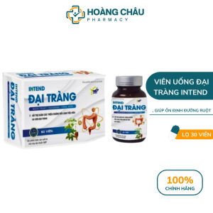 Viên Đại Tràng Intend – Hỗ Trợ Tiêu Hóa Giúp Ổn Định Đường Ruột Giảm Đi Ngoài Nhiều Lần Lọ 30 Viên