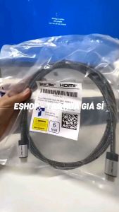 Cáp HDMI 4K Ultra HD Tốc Độ Cao Chính Hãng SecurOMax Mỹ - Dài 1m & 3m - Đầu Mạ Vàng 24K