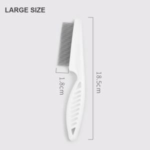 Pet Hair Grooming Comb For Dog Cat Flea Comb Stainless Steel Needle Fur Comb Dog Comb Brush