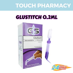 GLUSTITCH Skin Glue Medical Wound Closure Adhesive (Tutup Luka) 0.2ML x 5pcs (EXP2.28) / 0.2ML x 10pcs (EXP8.27)