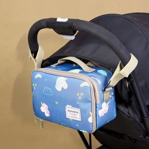 Sunveno ผ้าอ้อมเด็ก 2in1 Travel กระเป๋าผ้าอ้อม พกพากัน คู่ด้วย คู่เหลือ ถุง 20 ชั่วโมง