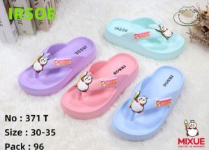 Sandal Jepit Anak Lucu Motif Karakter - Warna Pastel
