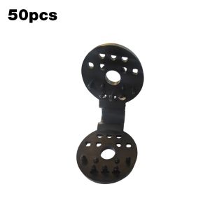 ตัวล็อกแสลน 100ชิ้น คลิปล็อคสแลน ใช้ซ้ำได้ กิ๊บล็อค สแลน ตัวหนีบสแลน รูรอดเชือกทำหลังคากันแสง คลิปยึดแสลน