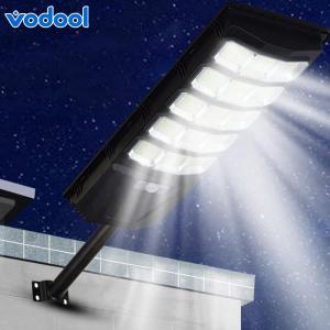 Solar Light Outdoor LED Street Light IP65 Waterproof Parking Lot Flood Light with Remote Control for Yard Driveway Parking