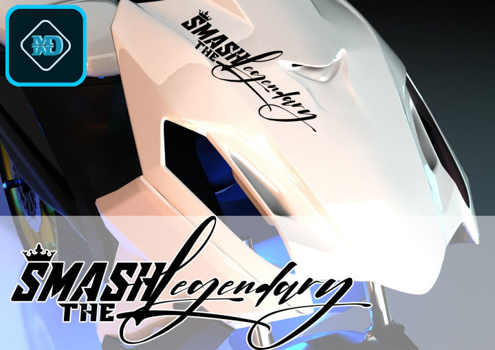 Smash The Legendary Sticker - Smash Decals, 8 inches length, Cut Out ...