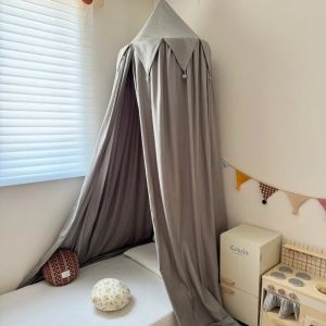xpkQ Children Mosquito Net Nordic Modern Simple Mosquito Net Beautiful Soft Single Person Bed Canopy Bedroom Textile Decoration T2Y7B