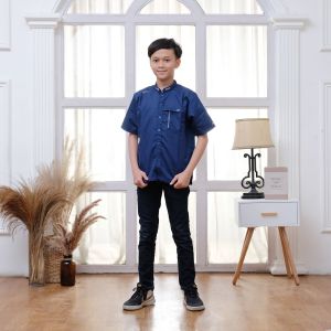 NIGOS Koko Anak Al-Khaif Atasan Mulim Anak Laki Laki Baju Muslim Anak Laki Laki Koko Anak Laki Laki Al-Khaif