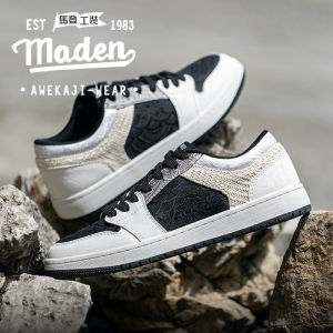 Maden đệm giày Lụa Gấu trúc đảo ngược Mới Mùa Hè 2025 Thương hiệu giày hợp thời trang nối cổ điển thể thao thoáng khí giày đi chơi Nam