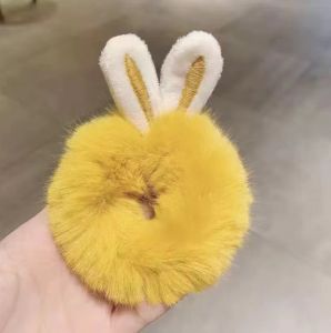 ยางรัดผม ขนนุ่มนิ่ม มีมุก น่ารัก (พร้อมส่ง)