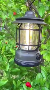 Đèn Bão Cắm Trại Tích Điện Siêu Sáng Đèn Bão Măng Xông Tích Điện Cao Cấp Cắm Trại Picnic Dã Ngoại Phukienprocare