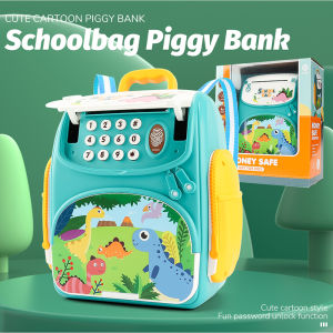 ATM Ketas Bag pack Kids Schoolbag ATM Machine Tabung Simpanan Safe Box password Mini ATM machine Piggy Bank