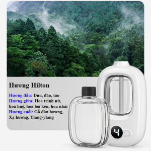 Máy Xông Tinh Dầu Tự Động V01-PRO Máy Khuếch Tán Nước Hoa Thơm Phòng Sạc Pin - Tặng Nước Hoa Cao Cấp