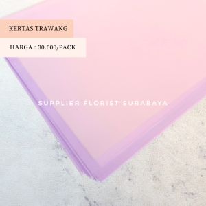 SFS - [5 LEMBAR] TRAWANG FULL COLOR CELLOPHANE 58CM X 58CM KERTAS BUNGA WRAP BUNGA KOREA PAPER