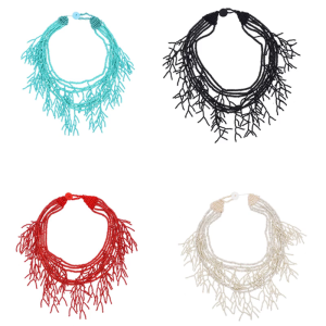 Multilayer Beads Choker Necklace Handmade Design Bohemian Theme Neckwear Neck for Lady Evening Party Dresses
