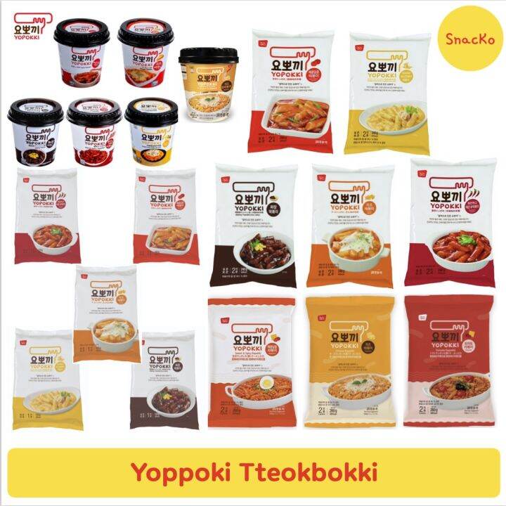 Yopokki Tteokbokki Rapokki Pouch / Cup Korean Young Poong | Lazada PH