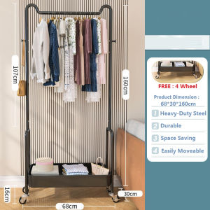 Cloth Rack Cloth Hanger Cloth Storage Rack Cloth Organizer Space Saving Cloth Hanging Rack Multipurpose