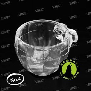 SEMPATI SEMPATI Cepuk Jeruk Besar Elite Song Nomor 1 Cangkir Cepuk Wadah Tempat Pakan Minum Burung Lovebird Murai Kacer Anisa Jalak Cucak Ijo Parkit Nuri Dll CKJNSES