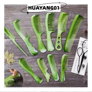 HUAYANG01 [2023 new HOT FASHION] 10 pcs màu xanh lá cây Tóc Lược thiết lập cho phụ nữ và nam giới tạo kiểu tóc công cụ thô tốt mặc quần áo Lược