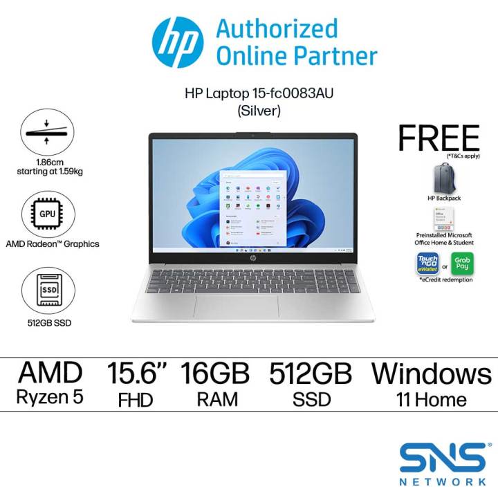 HP Laptop 15-fc0082AU / 15-fc0083AU 15.6