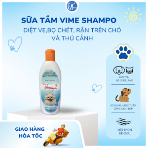 Sữa Tắm Vime Shampo Ve Rận Bọ Chét Cho Chó