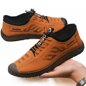 [Free Shipping] Automatic Distribution Of Exclusive New Spring/Summer MenS Casual Shoes Featuring Soft Soles Leather Uppers And A Slip-On Design