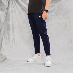 Celana Panjang Pria Jogger Kekinian Casual Sport Willse Scuba Import Navy