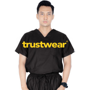 TRUSTWEAR - Basic Doctor’s Scrubs / Set Baju Celana Jaga OKA OK Perawat / Dokter Lengan Pendek Vol.1