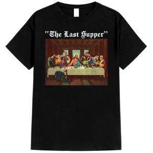 KAOS BAJU ROHANI KRISTEN KATOLIK THE LAST SUPPER PERJAMUAN TERAKHIR 24S