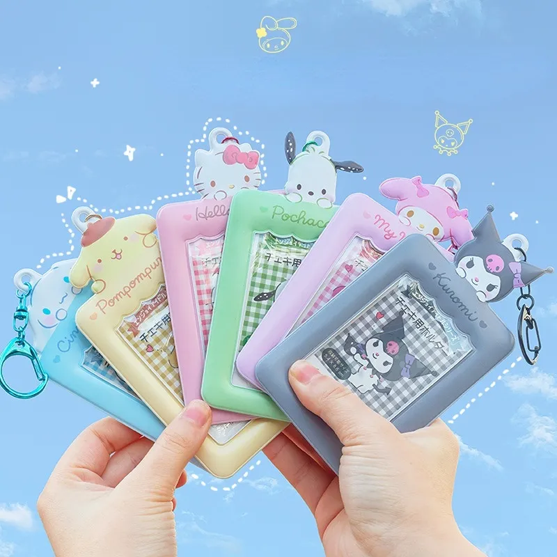 Sanrio 3 Inch Card Holder Cartoon Card Sleeve Photocard Protector  Transparent Card Case Cinnamoroll & Pompompurin Card Protector 7.6*14.5Cm  Card Holder Size - Lazada | Lazada PH