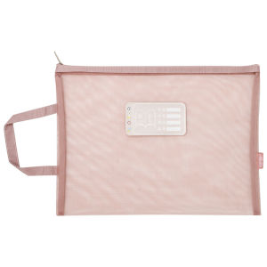 🇲🇾 Ready Stock Mesh Document Bag Subject Textbook Classification A4 File Book Storage Bag Student Handbag School Bag