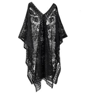 Thanh lịch ren sheer bãi biển coverup xuyên thấu bơi bọc quần áo lên phụ nữ Sheer Bộ Đồ Tắm bọc quần áo lên cho tiệc bãi biển