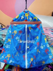 เปลเด็ก ลายการ์ตูน (มุ้งรอบเปล) น่ารักสดใส ผ้าเย็นไม่อับชื้น เปล ส่งไวมาก