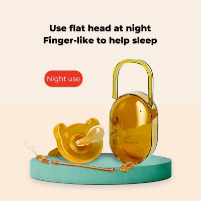 Baby Pro Nano Silver Newborn Pacifiers Essential Day and Night Comfort Ideal for Newborn Giggles and Sleep-time Soothing