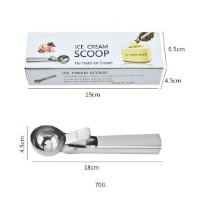 Muổng múc kem đa năng. Dụng cụ múc kem trái cây bằng Inox 430-NIEVE
