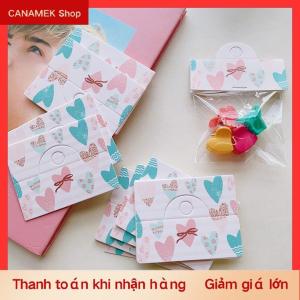 CS 100 cái lốc có thể gập lại bao bì thẻ giấy đầy màu sắc hoa thẻ cho handmade trang sức bán lẻ treo tag hoa hiển thị các tông