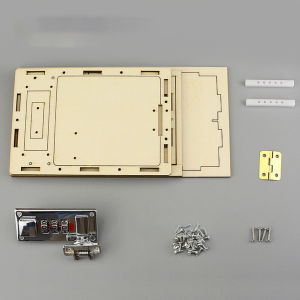 ชุดประกอบโมเดลกล่องตั้งรหัสผ่านได้สำหรับเด็กหัดเดินกล่องวาดรูปของเล่นการศึกษาสำหรับเด็กเครื่องจักรกลสีสันสดใส