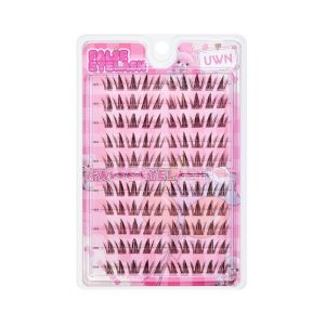 Cartoon-Like Glue-Free Brown Sunflower False Eyelashes With Natural Curling Simulation Style Soft Light And Non-Sense To Wear Segmented Design Nude Makeup Artifact False Eyelashes