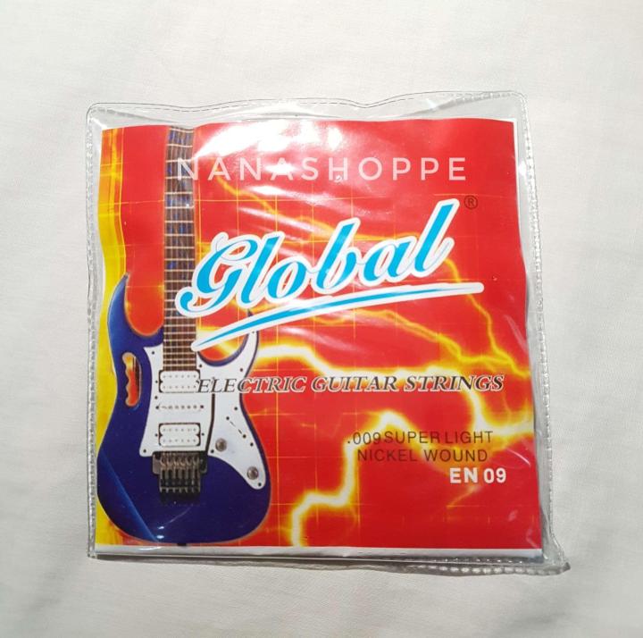 1 SET GLOBAL ELECTRIC GUITAR STRINGS Lazada PH