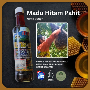 Madu Mustika Gunung Hitam Pahit  100% Murni Original Raw Honey Tanpa Campuran dari Hutan Garut Selatan