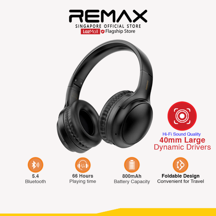 [Remax Audio] RB-605HB Foldable Wireless Headphones Hi-Res Sound Long ...