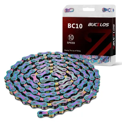 Bucklos Titanium Alloy Bike Chain 8/9/10/11/12 Speed Road Bike Chain Lightweight Mtb Chain Cycling Parts