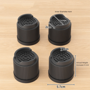 K11SEQ Non-slip Furniture Foot Pad Square Heavy-Duty Washing Machine Support High Quality Round Bed Lifter Desk Sofa Chair Legs