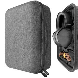 Geekria Headphone Case for MDR-Z1R MDR-Z7M2 Grado PS1000e DENON AH-D5200 AH-D9200 JVC HA-SZ2000 HA-SZ1000e Headphones - Replacement Extra Large Hard Shell Travel Carrying Bag